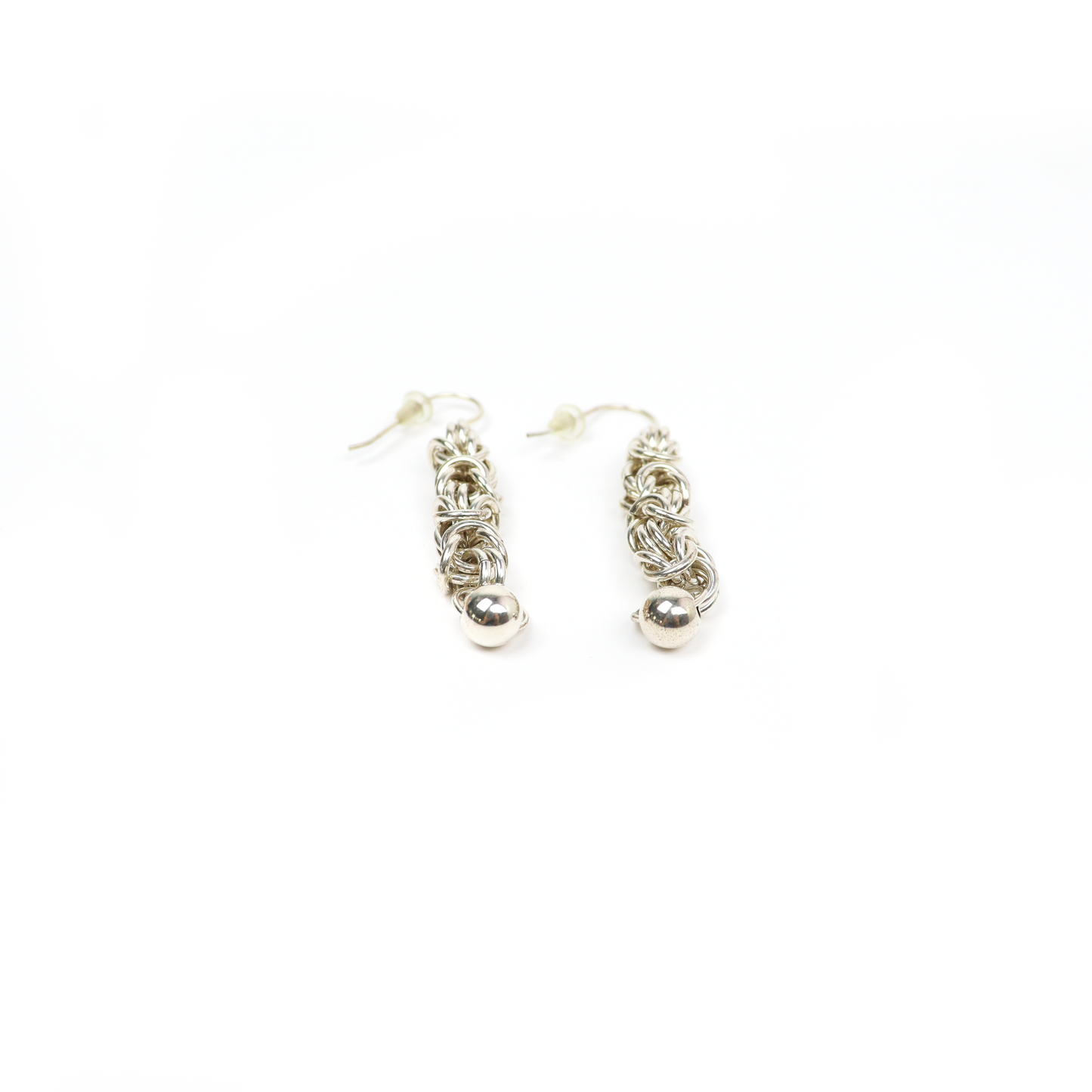 King Chain Dangle Earrings