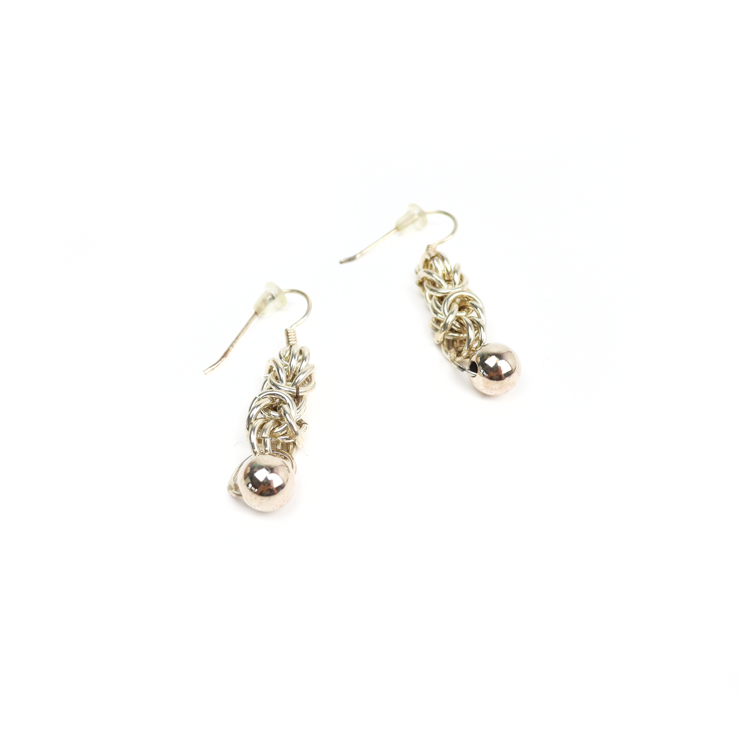 King Chain Dangle Earrings