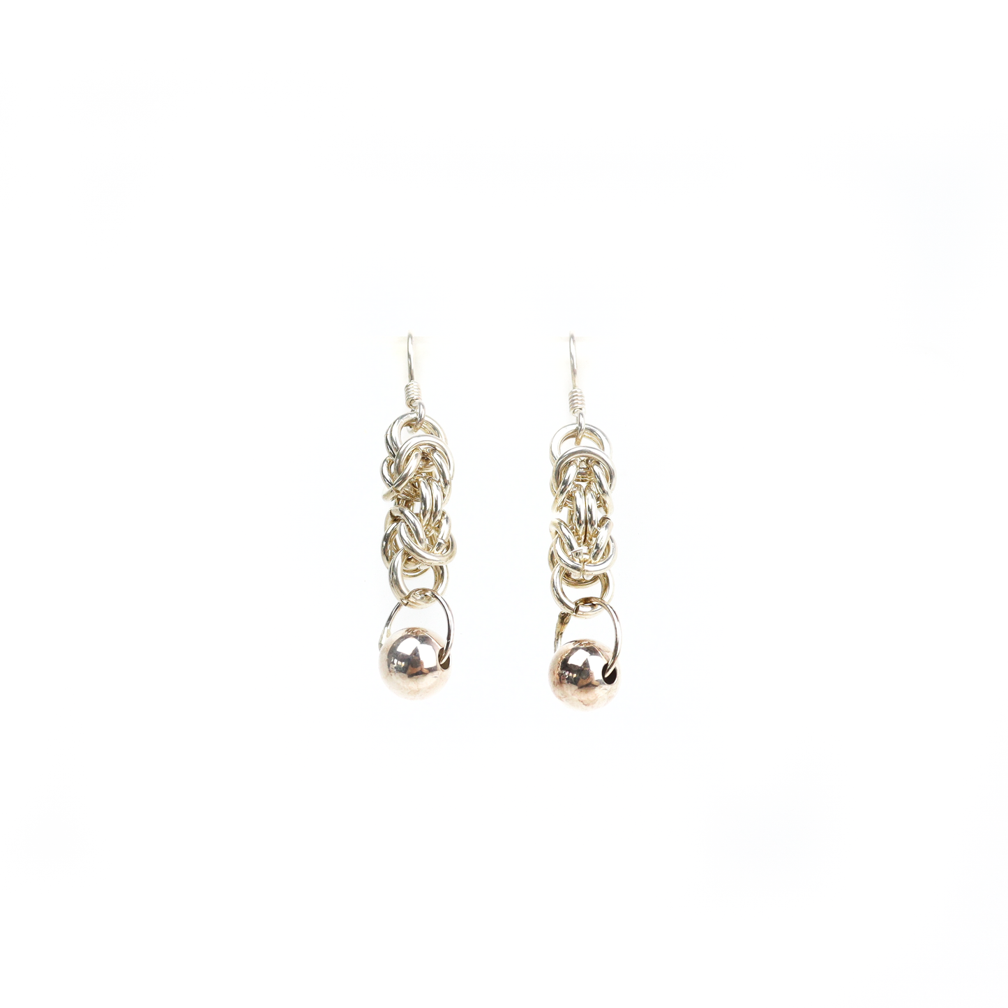 King Chain Dangle Earrings