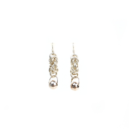 King Chain Dangle Earrings