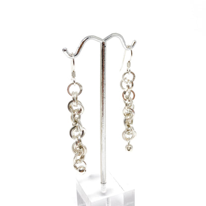 Square Chain Dangle Earrings