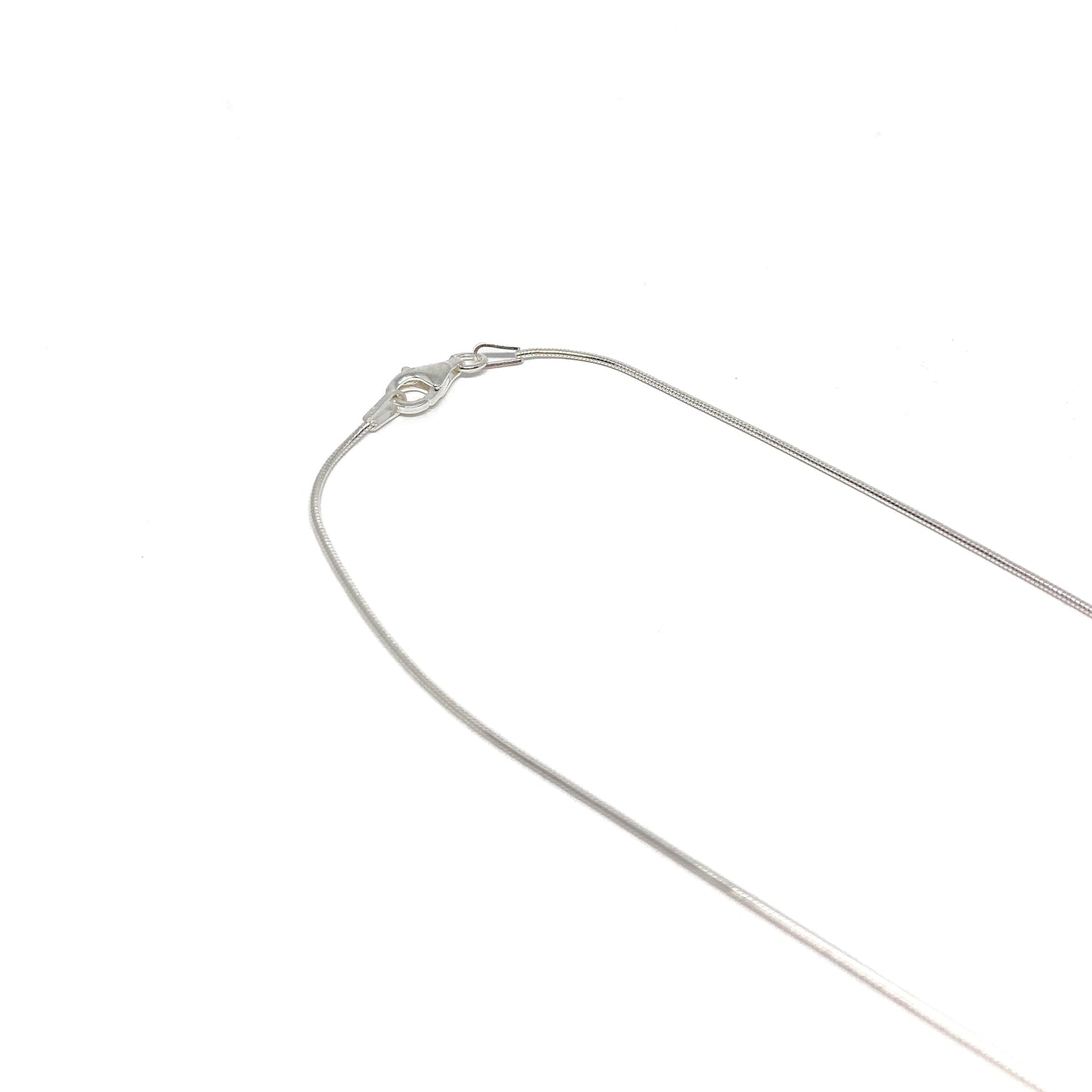 Woven Scribble Soft Triangle Necklace