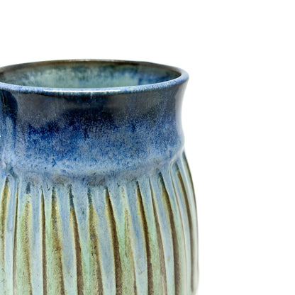 Floating Glaze Fluted Mug