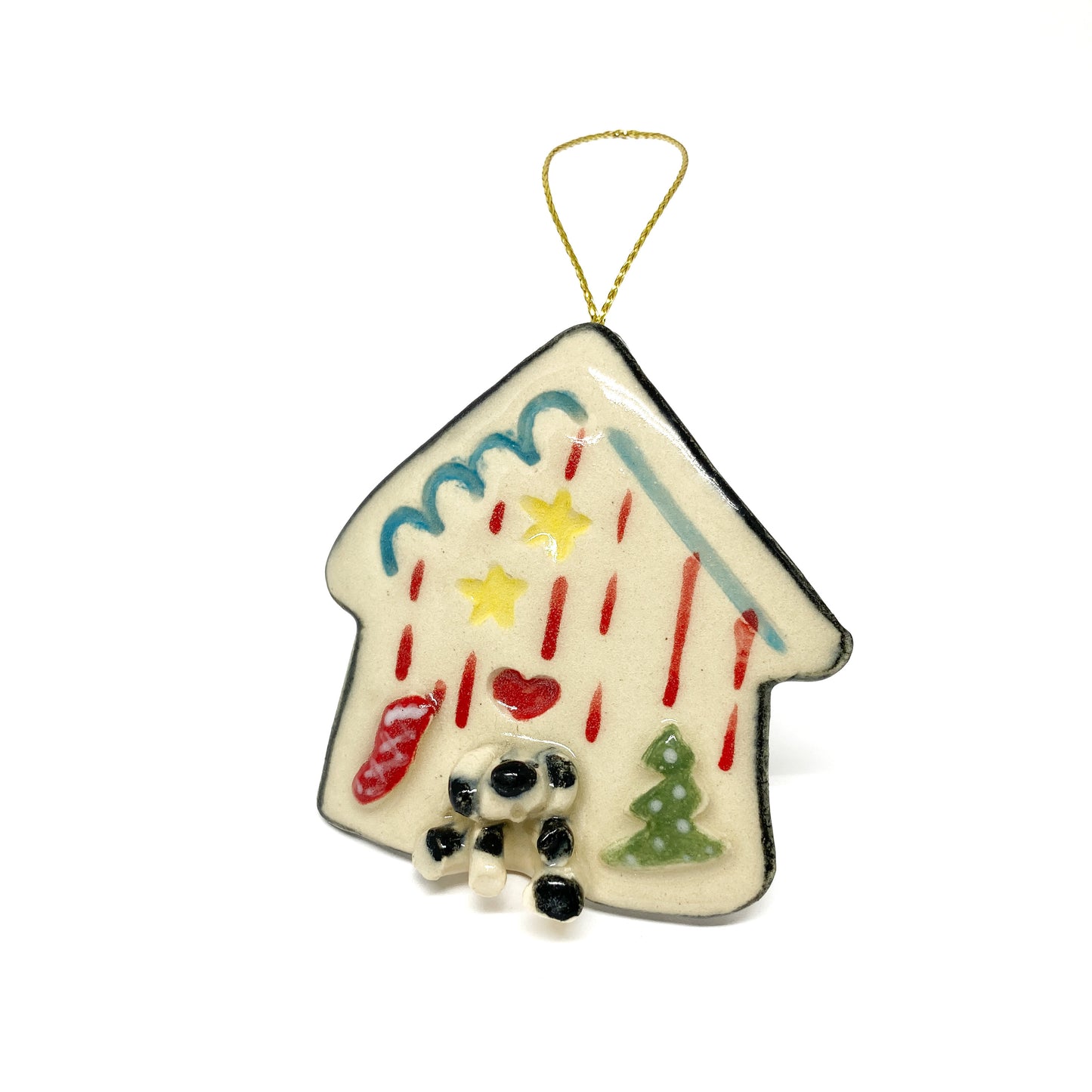 Christmas Doghouse Ornament