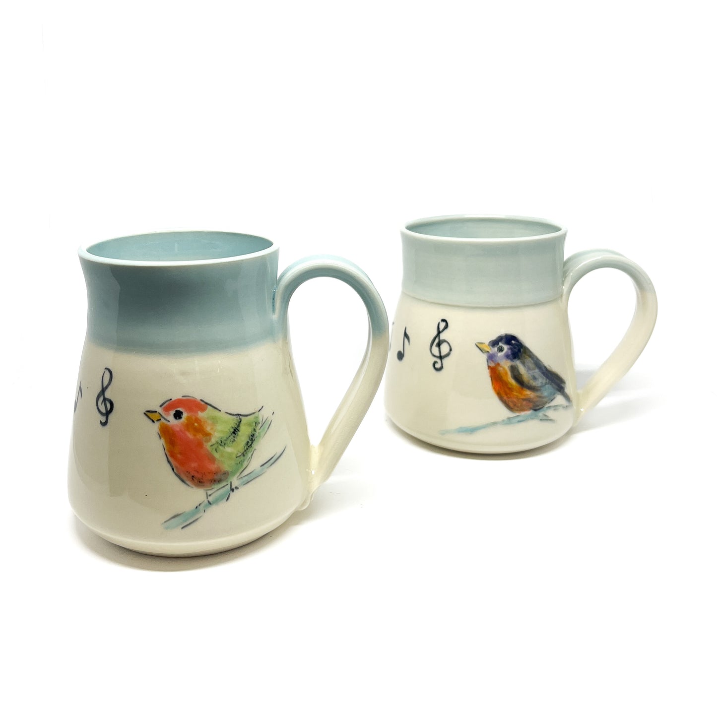 Painted Bird Mug