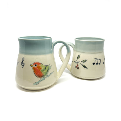 Painted Bird Mug