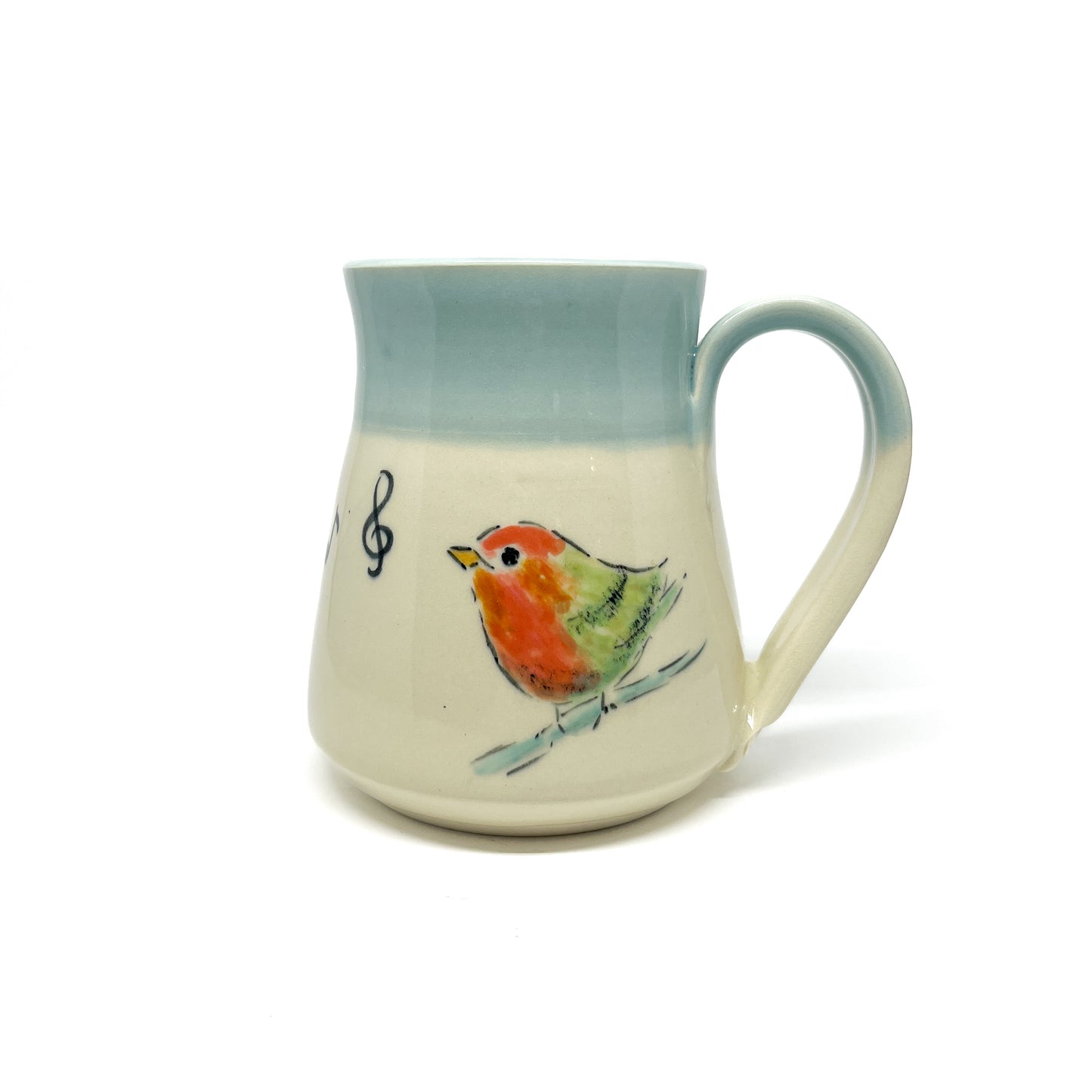 Painted Bird Mug