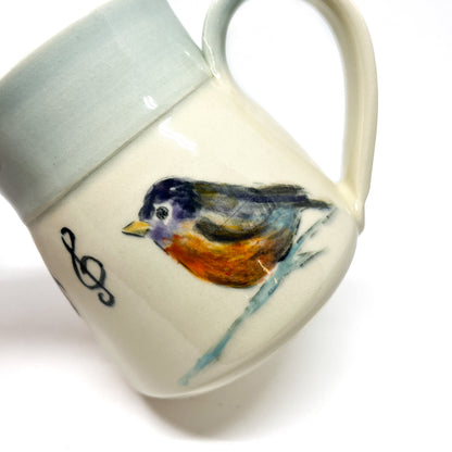 Painted Bird Mug