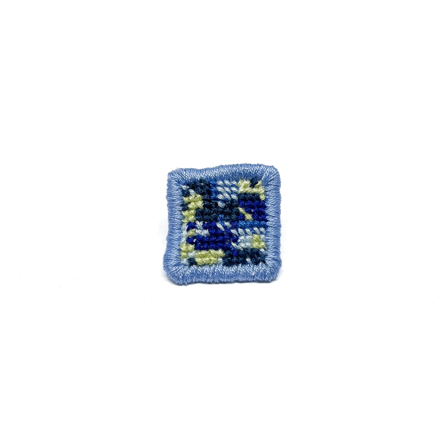 Cross-Stitch Glitch Pin