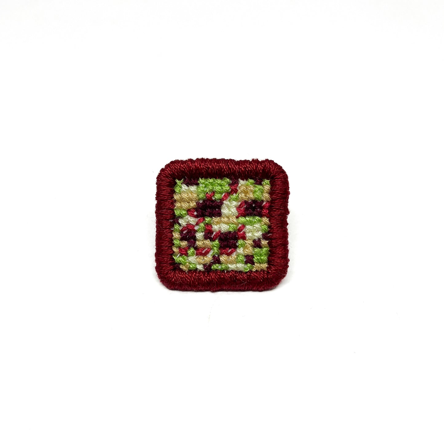 Cross-Stitch Glitch Pin