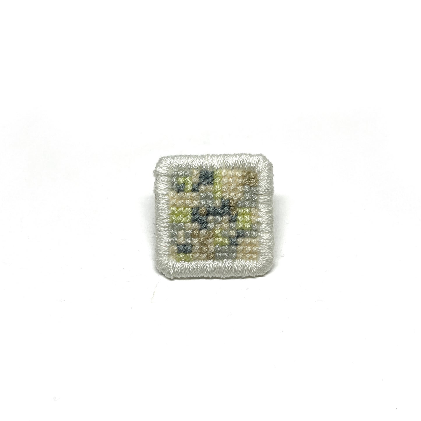 Cross-Stitch Glitch Pin