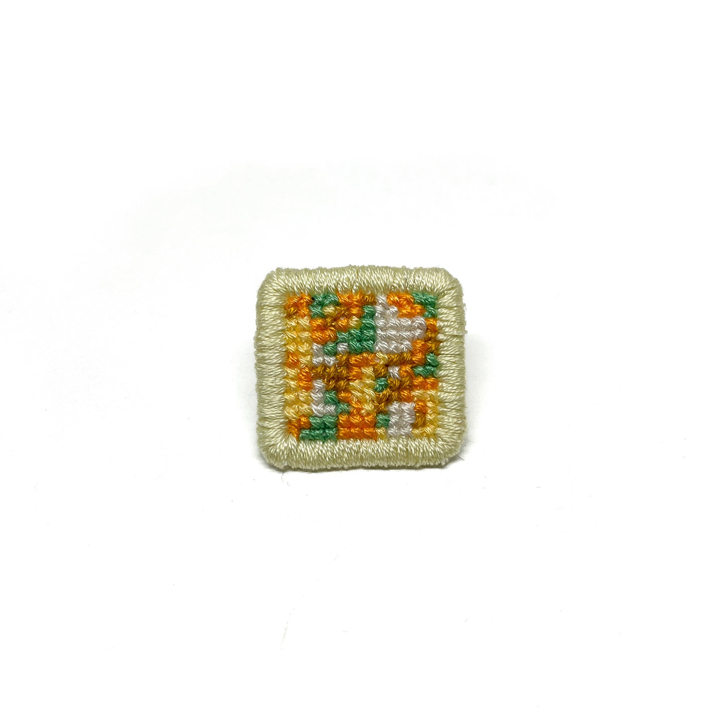 Cross-Stitch Glitch Pin