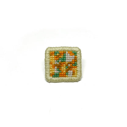 Cross-Stitch Glitch Pin