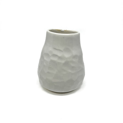 Cut White Vase