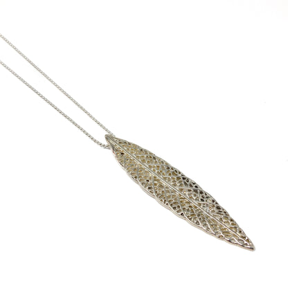 Lace Leaf Necklace