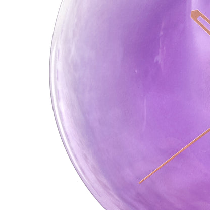 Purple Glass Clock