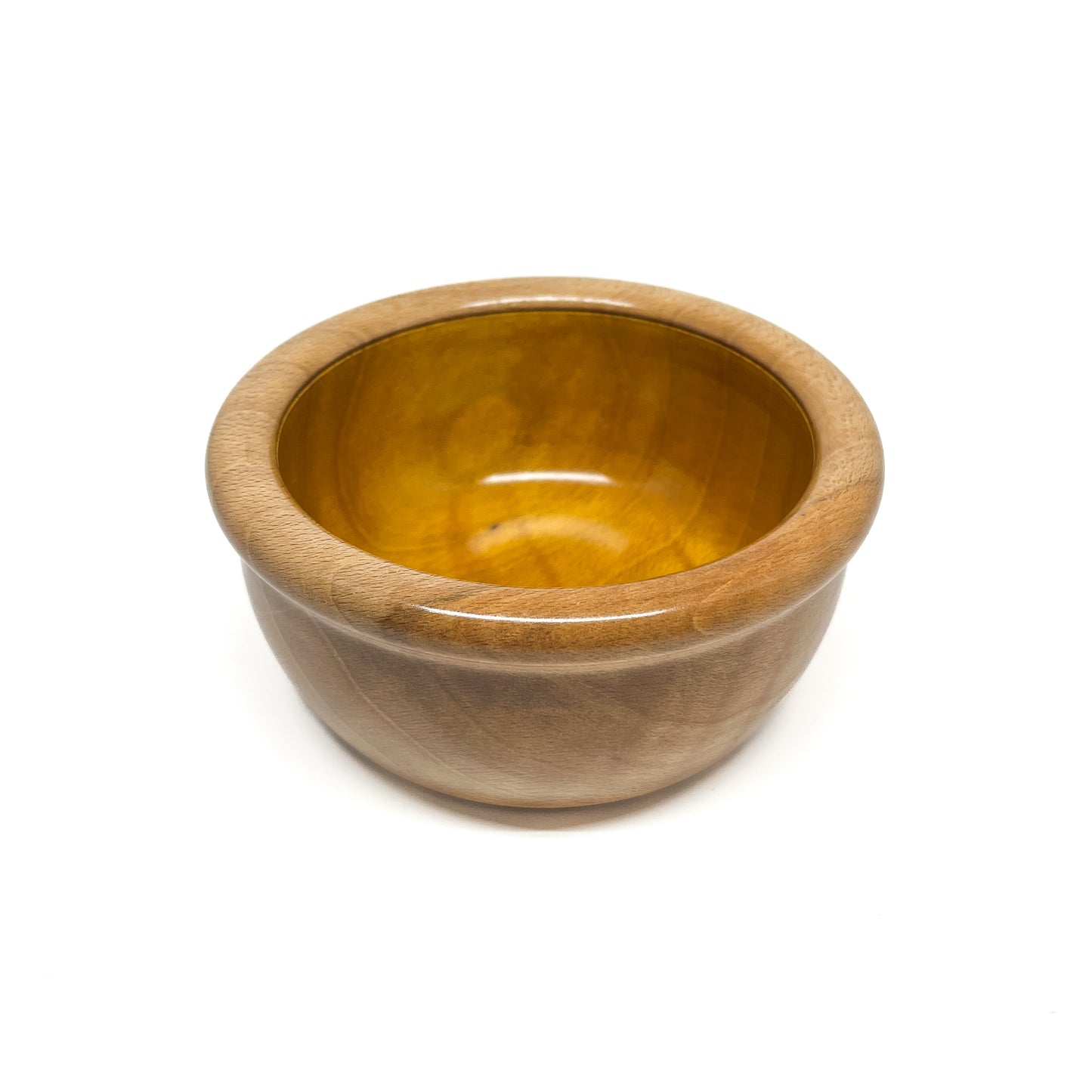 Maple Rimmed Bowl with Yellow #1964