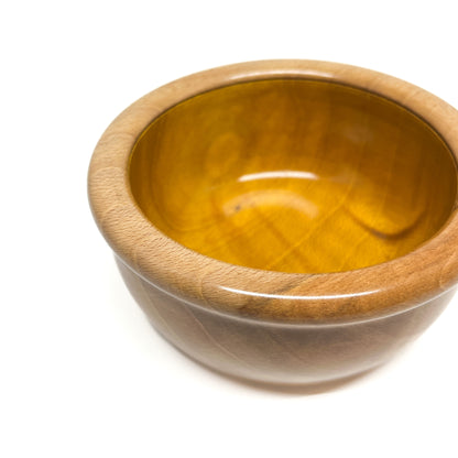 Maple Rimmed Bowl with Yellow #1964