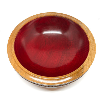 Maple Bowl with Red #2046