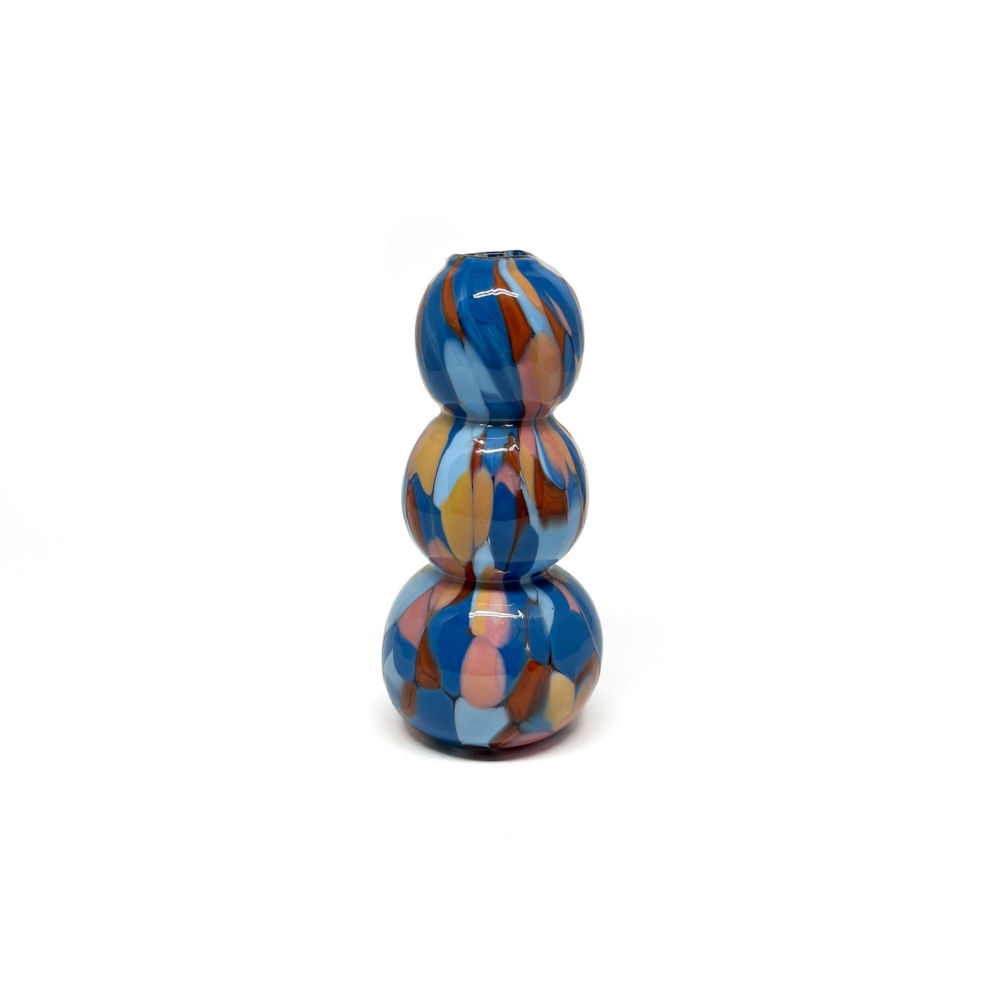 Blue & Orange Mini Vase