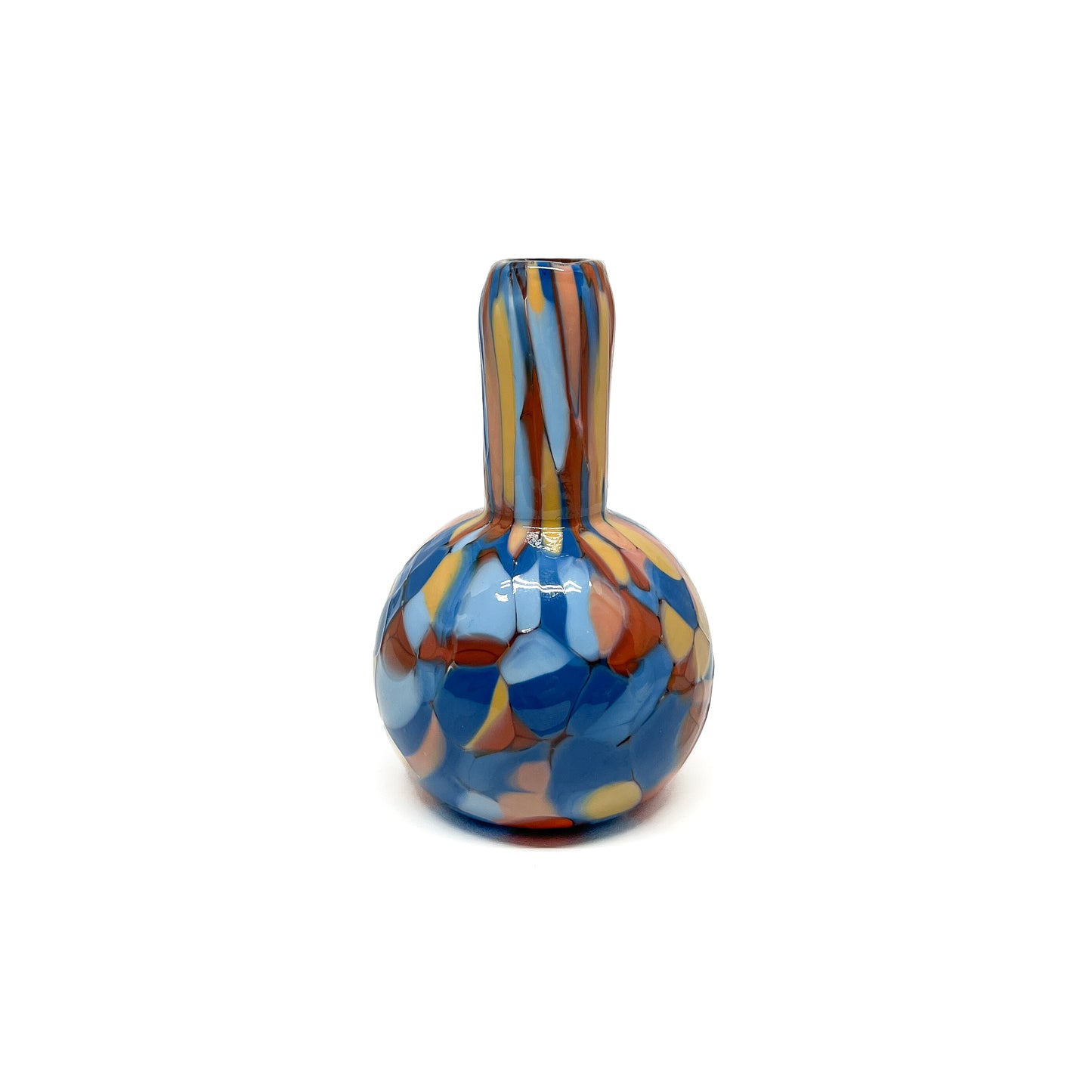 Blue & Orange Mini Vase