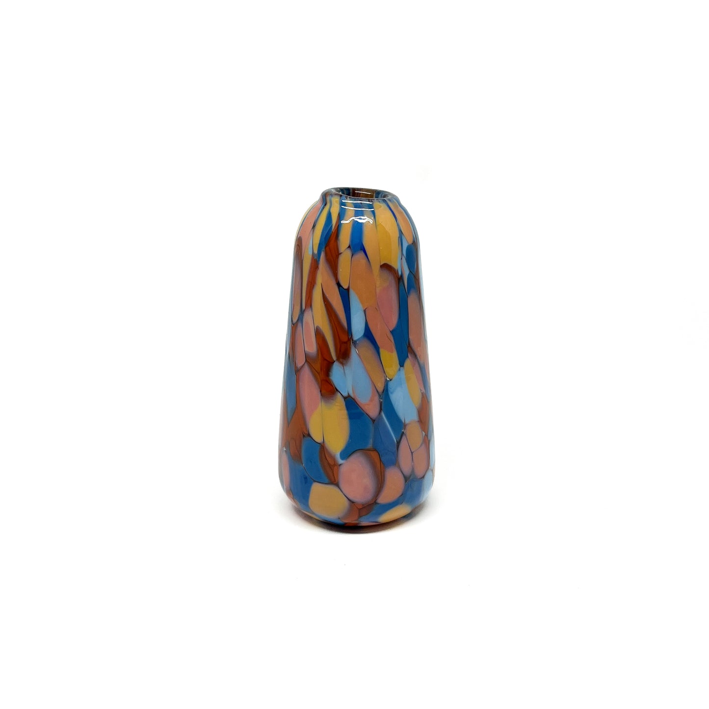 Blue & Orange Mini Vase