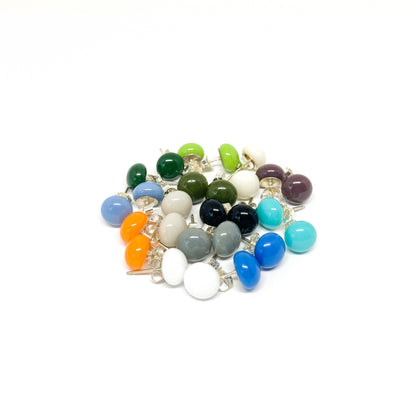 Glass Stud Earrings