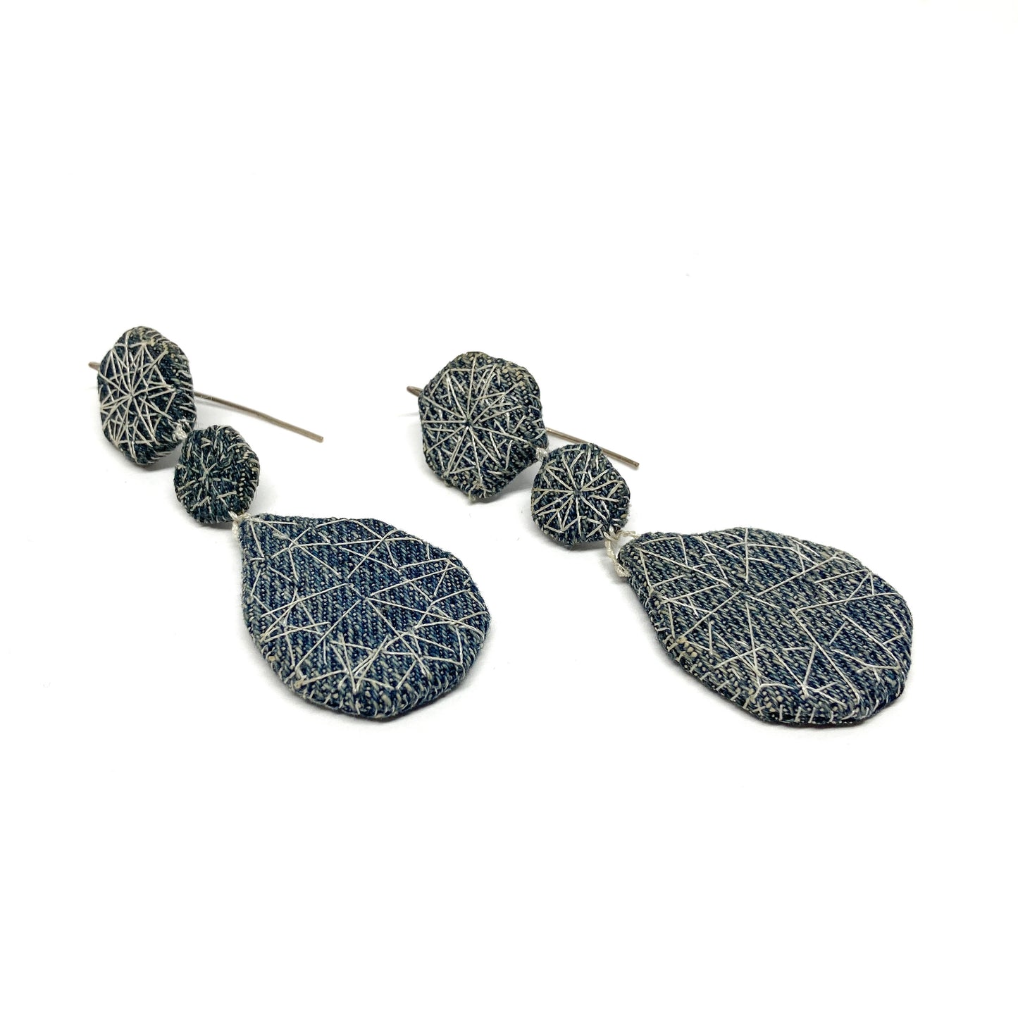 "Patched Coronation (Street)" Earrings