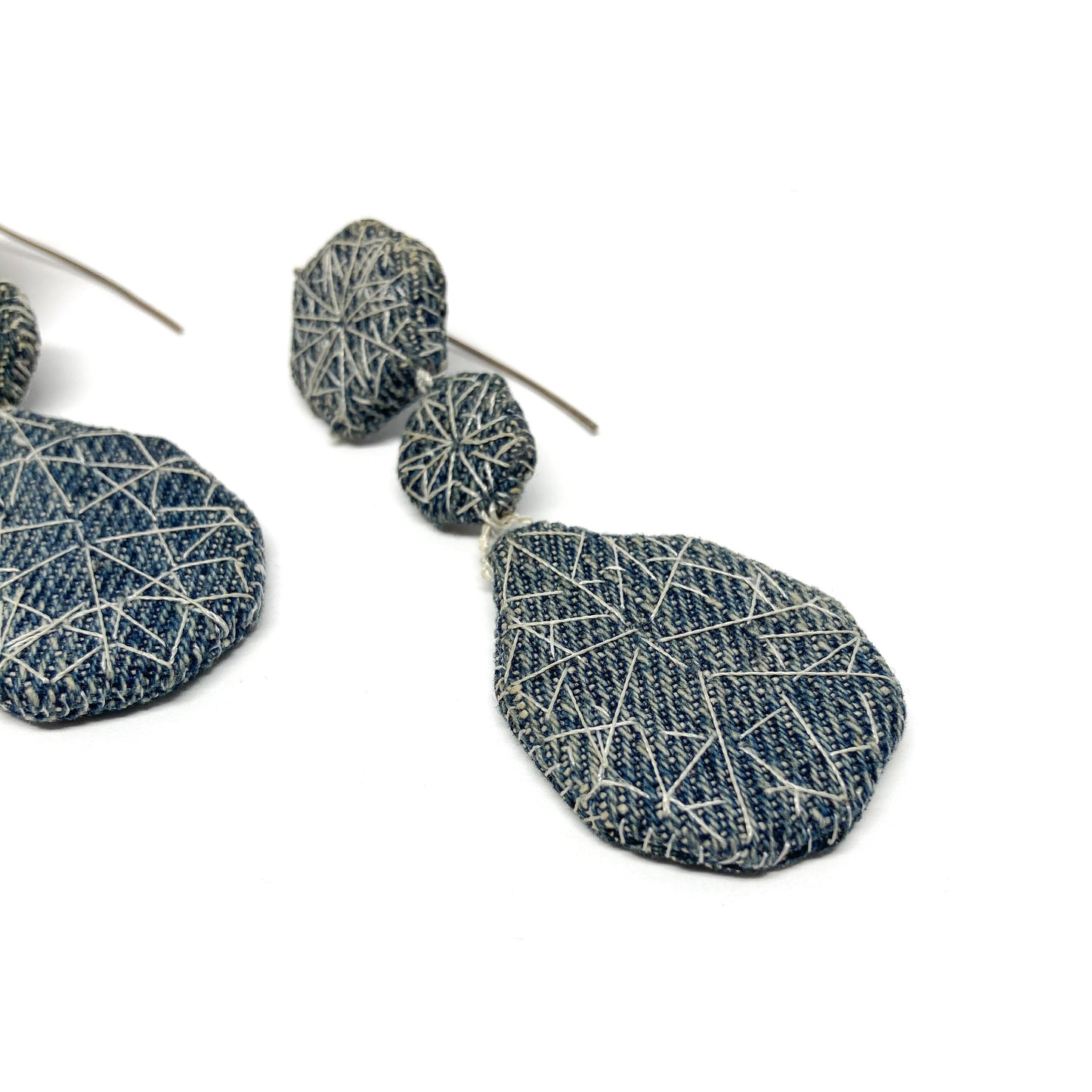 "Patched Coronation (Street)" Earrings