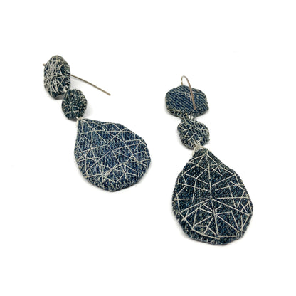 "Patched Coronation (Street)" Earrings