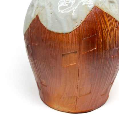 Round Wood-Fired Vase