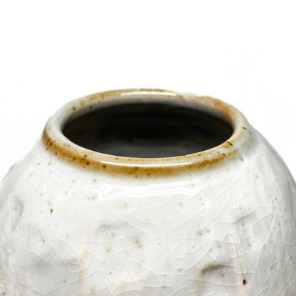 Round Wood-Fired Vase