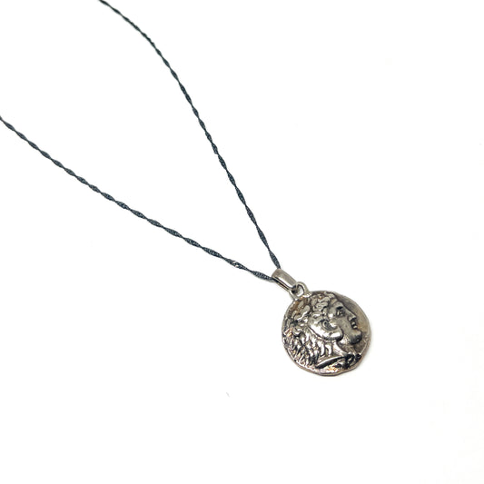 Alexander the Great Silver Pendant