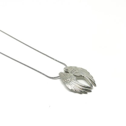 Silver Angel Wings Necklace