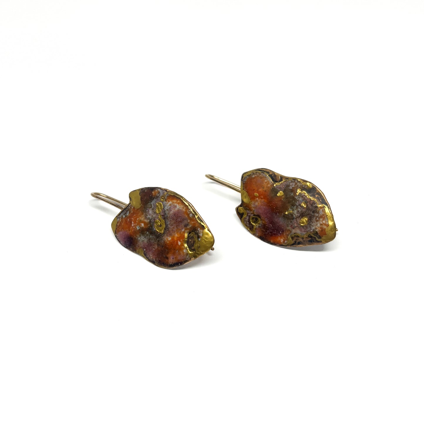Rust Tulip Earrings