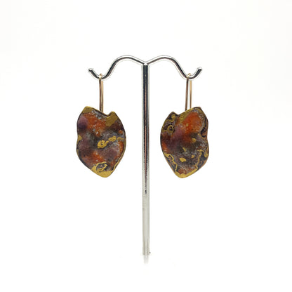 Rust Tulip Earrings