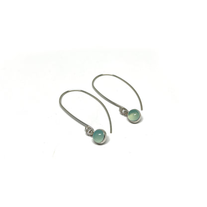 Small Gem Drop Earrings