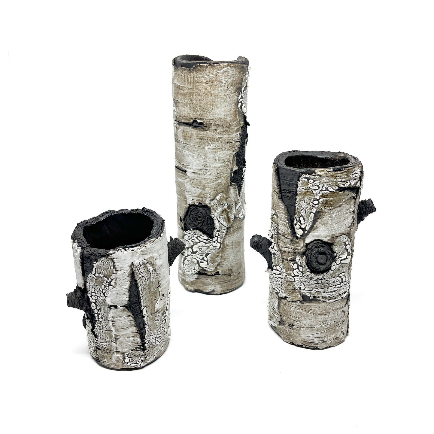 Ceramic Birch Vase