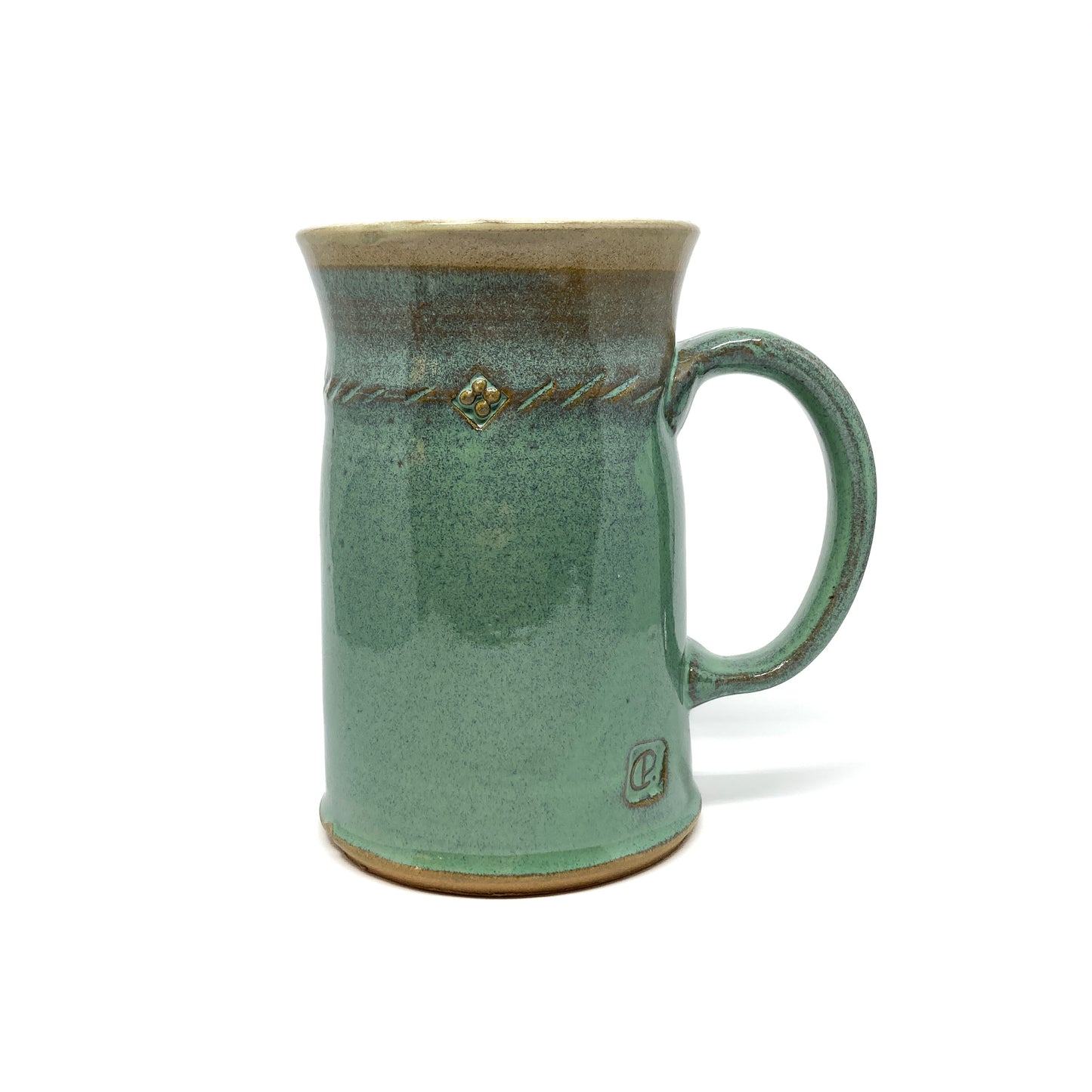 Seafoam Green Rope Steins