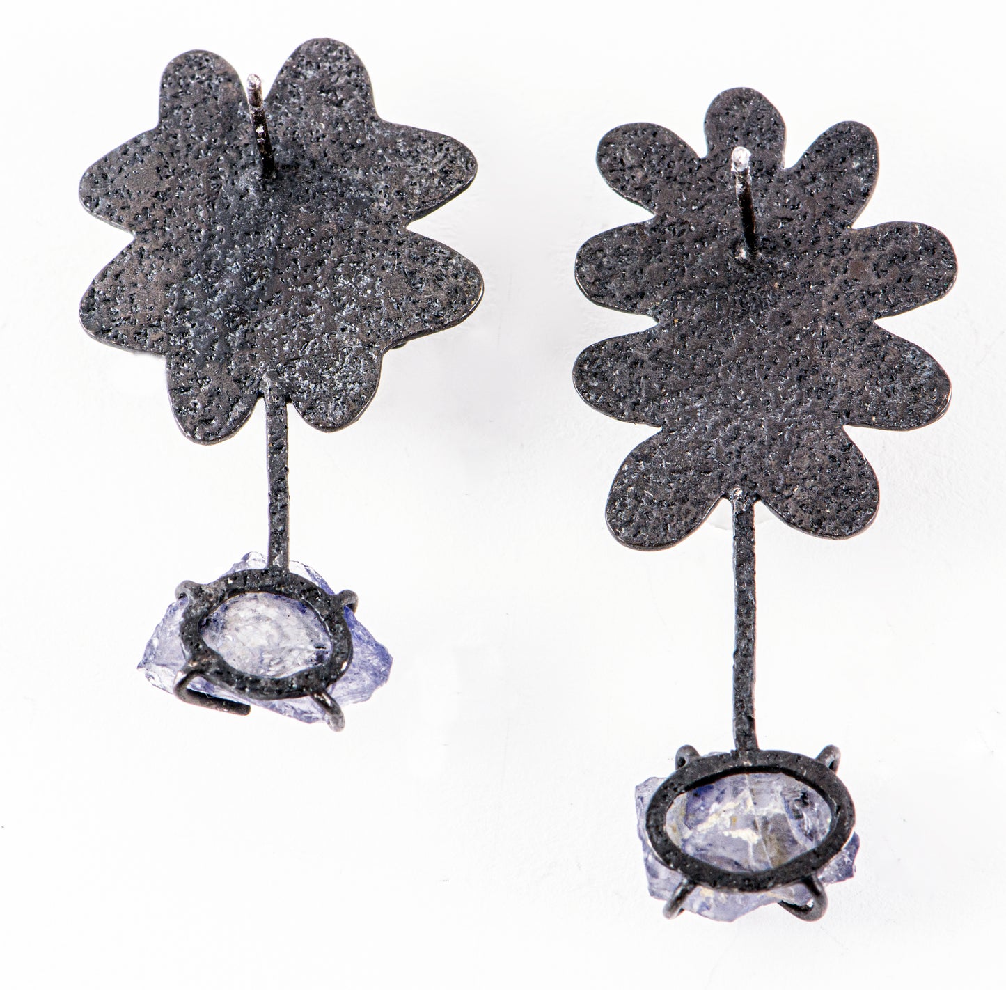 Moonstone Flower Earrings