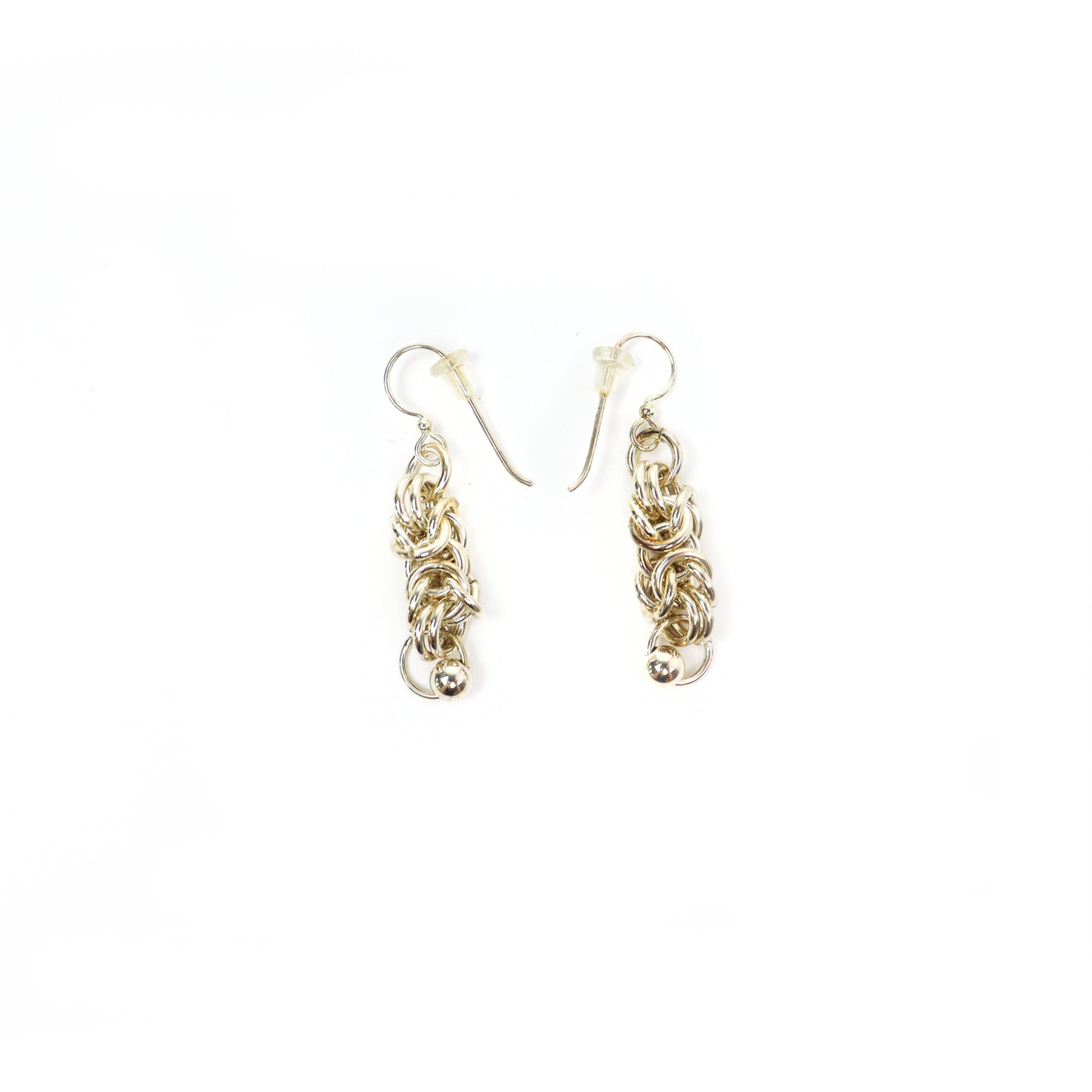 King Chain Dangle Earrings