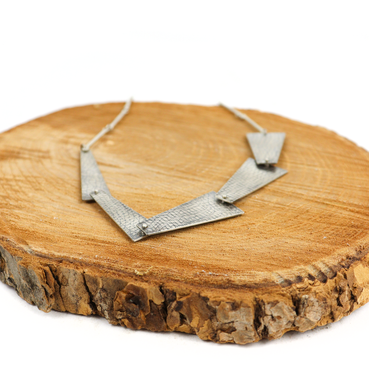 Riveted Trapezoid Necklace