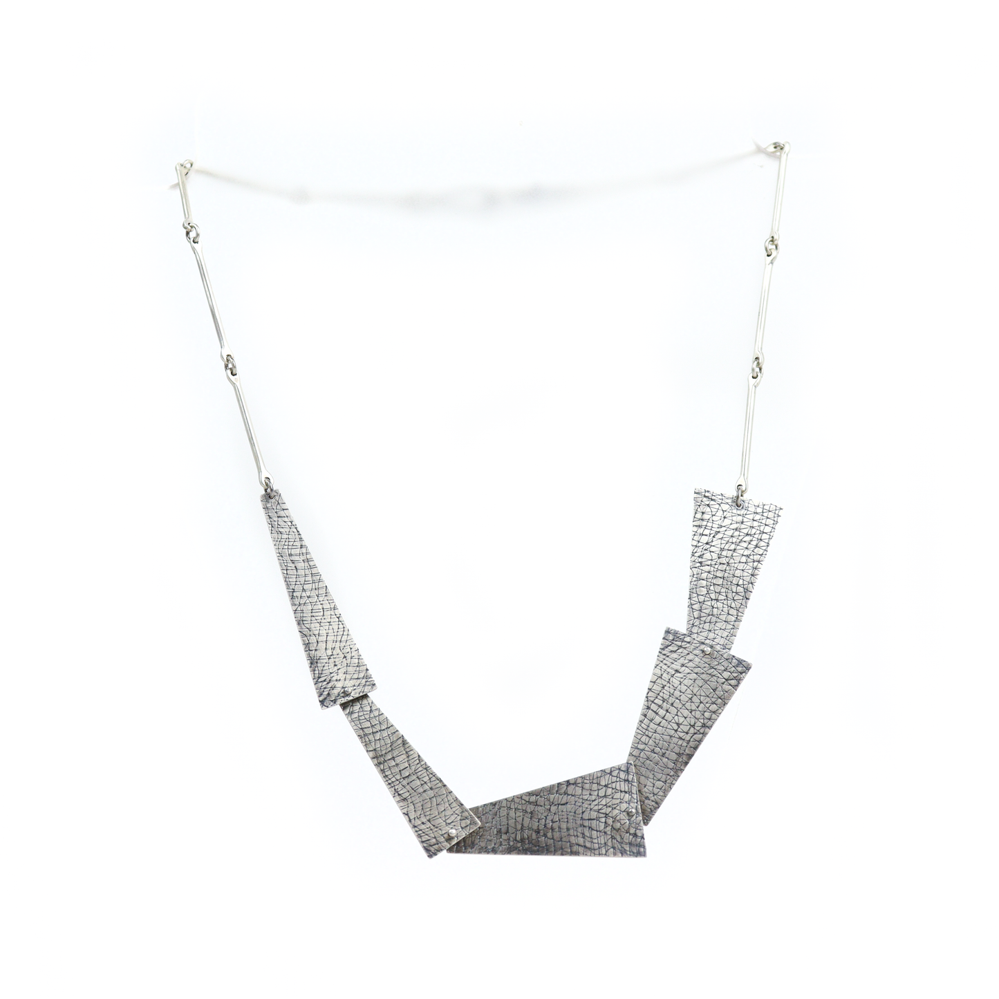 Riveted Trapezoid Necklace