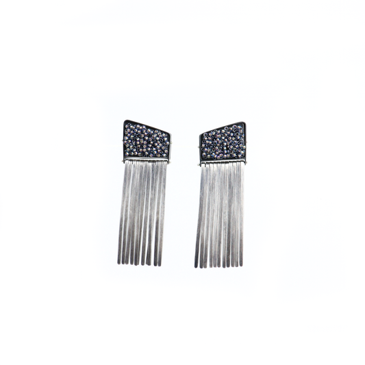 Shimmering Fringe Earrings