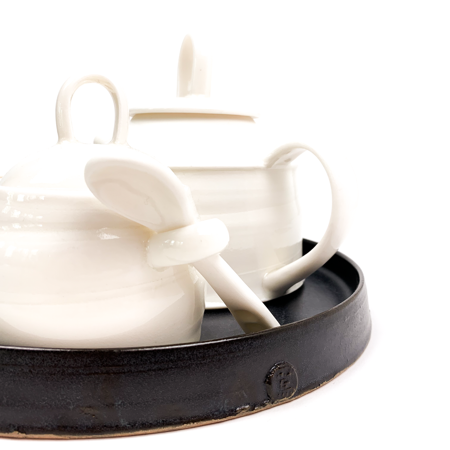 Tea Set with Creamer & Sugar Bowl